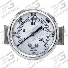 PIC GAUGES Industrial Pressure Gauge: 0 psi to 3,000 psi, 2 1/2 in Dial, 1/4 in NPT Male, 103D, 103D (MPN 103D-254P). Key specifications — Accuracy: ±3-2-3%; Brand: PIC GAUGES; Vibration Resistance Properties: None; Gauge Wetted Parts: Brass / Copper.