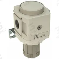 SMC Regulator: Die-Cast Aluminum, 1/2 in NPT, 7.251887 psi to 123.2821 psi, 1 MPa Max Op Pressure (MPN AR40-N04B-Z-D). Key specifications — attr111664: No; attr111400: AR-D; attr111627: SMC.