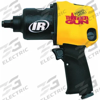 INGERSOLL RAND Air Impact Wrench: Full-Size, 1/2 in Drive, Pistol-Grip, Square - Pistol-Grip Air-Powered Impact Wrenches with Standard Anvils