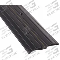 NATIONAL GUARD Door Threshold: Saddle, Aluminum, 6 ft Lg (MPN 8424DKB-72). Key specifications — Brand: NATIONAL GUARD; Transition Type: Fluted.