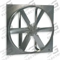 Exhaust Fan: 20 in Blade, For 3,581 cfm to 4,587 cfm Air Flow (Dependent on Motor) (MPN 3FKD7). Key specifications — Frame Finish: Zinc-Plated; Assembled: Unassembled; Brand: DAYTON; Frame Material: Steel; Guard Type: None; Method of Construction: Stamped; Guard Type_Subheads: Without Intake Guards.