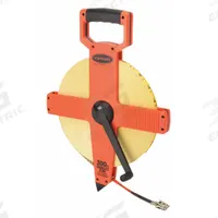KESON Long Tape Measure: Manual, OTR-1810-300, SAE/Engineers Scale, 300 ft, 1/8 in, Plastic, Manual. Key specifications — attr939846: OTR-1810-300; attr939849: Fiberglass; attr939859: Nonmagnetic Double Hook; attr939850: Double-Sided; attr939855: 1/8 in; attr944023: Hook End; attr940484: KESON; attr985224: Plastic.
