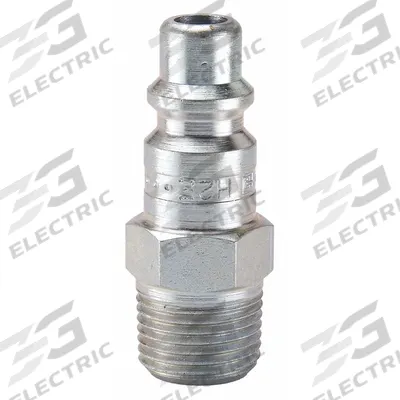 PARKER Quick Connect Hose Coupling: 1/4 in Body Size, 3/8 in Hose Fitting Size - Industrial Interchange Stainless Steel Quick-Connect Air Coupling Plugs