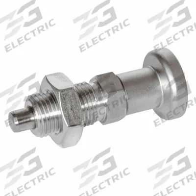 JW WINCO Indexing Plunger: Nonlocking, 316 SS, M16x1.5 Thread - Nonlocking Pull-Knob Indexing Plungers with Jam Nut