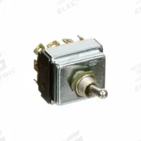 EATON Toggle Switch: 2 Position, 12 Connections, 4PDT, Screw Terminals Connection, 7600 Series (MPN 7694K4). Key specifications — AC Contact Rating: 15 A @ 125 V; Switch Function Configuration: On/Off; Brand: EATON; Series: 7600; Horsepower: 3/4 hp.