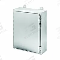 HOFFMAN Enclosure: 304 Stainless Steel, 20 in x 16 in x 6 in, NEMA 12/13/3/3R/3RX/4/4X, Solid Cover (MPN A20H1606SSLP). Key specifications — Brand: HOFFMAN; Closure Method: Clamps; Enclosure Material: 304 Stainless Steel; Knockouts: Not Included.