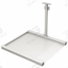 B-TEK Floor Scale: 2,500 lb Wt Capacity - Imperial, 0.5 lb Readability, Floor Scale, 24 in x 24 in (MPN BT-2424-2.5K-DS). Key specifications — Weighing Units: kg; Platform Material: Stainless Steel; Connection Ports: Indicator Cable; Brand: B-TEK; Readability: 0.5 lb.