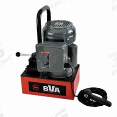BVA HYDRAULICS Hydraulic Pump: 10,000 psi Max. Op Pressure, 293 cu in/min Max. Flow Rate, 120V AC (MPN PE30W3N01A). Key specifications — attr941810: PE30W3N01A; attr941817: 3-Way; attr941814: Hold.