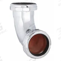 APPROVED VENDOR Elbow: Brass, Chrome-Plated, Silver, 1 1/2 in_1 1/4 in Nominal Pipe Size, Slip, Slip (MPN 1PNP8). Key specifications — Finish: Chrome-Plated; Includes: Reducing Washer; Includes Cleanout: No; Brand: APPROVED VENDOR.