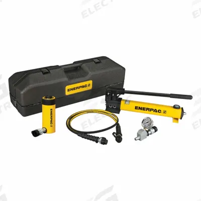 ENERPAC Hydraulic Cylinder and Hand Pump Set: 26 ton Cylinder Nominal Capacity, RC256 - Lifting Sets