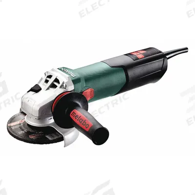 METABO Angle Grinder: 120V AC, 5 in Dia, 12 A, Mechanical, 9,600 RPM Max Speed - Cutting & Tuckpointing Concrete & Masonry Grinders