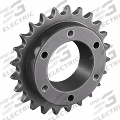 TRITAN Sprocket: For 40 Chain, 24 Teeth, 3.831 in Pitch Dia, 4.1 in Outside Dia, Steel (MPN 40SH24H). Key specifications — Brand: TRITAN; Required Bushing Series: SH.