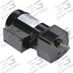 LEESON AC Gearmotor: Parallel, Single Output Shaft, 3-Phase, TEFC, 9 RPM, 341 in-lb Max Torque (MPN 096065.00). Key specifications — Inverter Rated: Yes; Brand: LEESON; Full Load Current: 1/0.5 A.