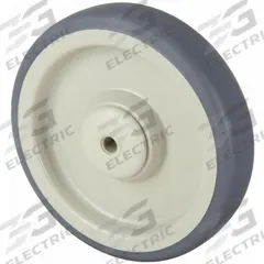 APPROVED VENDOR Caster Wheel: 6 in Wheel Dia., 1 1/4 in Wheel Wd, Rubber, 240 lb Load Rating, Gray (MPN P-PRP-060X013/038K). Key specifications — Wheel Core Material: Plastic; Wheel/Tread Color: Gray; Brand: APPROVED VENDOR.