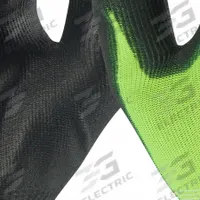 MILWAUKEE Work Gloves: 2XL ( 11 ), Smooth, Polyurethane, Palm, Dipped, ANSI Abrasion Level 3, 12 PK (MPN 48-73-8914B). Key specifications — Silicone-Free: No; Glove Style: Knit; Brand: MILWAUKEE; Double-Dipped: No; Glove Coating Coverage: Palm; Glove Coating Color: Black; Glove Coating Material: Polyurethane; Coating Texture: Smooth.