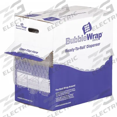 APPROVED VENDOR Bubble Roll Dispenser Pack: 5/16 in Bubble Size, 24 in Roll Wd, 90 ft Roll Lg - Parcel-Ready Bubble Rolls
