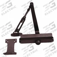 FALCON Door Closer: Parallel Mounting Type, Grade 2 - Medium Duty, Bronze, 9 1/16 in Lg, 3 1/8 in Wd (MPN SC61A HWPA DKB SLIM). Key specifications — Manufacturer Part Number: SC61A HWPA DKB SLIM; Brand: FALCON; Closer Series: SC60A; Location Use: Interior; Spring Type: Adjustable; Product Type: Door Closer; Spring Size: 5; Arm Type: Regular.