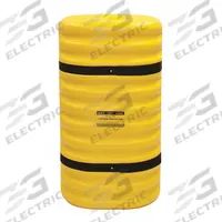 APPROVED VENDOR Column Protector: 42 in, 8 in, 8 in, Round/Square, 8 in Compatible Column Dia, HDPE (MPN 1708). Key specifications — Color: Yellow; Minimum Compatible Column Length: 42 in; Brand: APPROVED VENDOR; Material: HDPE.