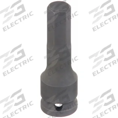 WESTWARD Impact Socket Bit : Metric, 12 mm Tip Size, 3 1/32 in Overall Lg, Fixed Insert - Hex Impact Bit Sockets