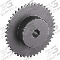 TSUBAKI Sprocket: One-Sided Hub, For Single Strands, 25, 45 Teeth, 3.584 in Pitch Dia, Steel (MPN 25B45). Key specifications — Brand: TSUBAKI.