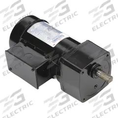LEESON AC Gearmotor: Parallel, Single Output Shaft, 3-Phase, TEFC, 29 RPM, 300 in-lb Max Torque (MPN 096066.00). Key specifications — Inverter Rated: Yes; Brand: LEESON; Full Load Current: 1.2/0.60 A.