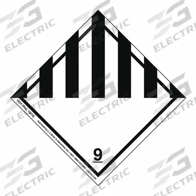 JJ KELLER Container Label: Class 9 Miscellaneous Labels - Paper, Roll of 500, Paper - Class 9: Miscellaneous Hazardous Materials