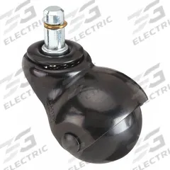 APPROVED VENDOR Stem Caster: Swivel, No Brake, 2 in Wheel Dia., 1 3/4 in Wheel Wd, Polyolefin, Black (MPN 19YX27). Key specifications — attr1111099: APPROVED VENDOR; attr1111095: Black; attr1176855: Swivel.