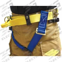 GEMTOR Rescue Harness: II, Nylon, 44 in Waist Size (Min), 56 in Waist Size (Max) (MPN 546NYCR-4N). Key specifications — Brand: GEMTOR; Standards: NFPA 1893; Hardware Material: Steel; Webbing Materials: Nylon; Back D-Ring: No; Class: II; Color: Blue; Front D-Ring: No.