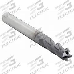 CLEVELAND Square End Mill: Carbide, TiAlN Coated, 4 Flute, 3/16" Mill Dia, 5/16" LOC, 2" OAL (MPN C81831)