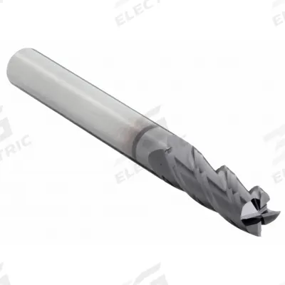 CLEVELAND Square End Mill: Carbide, TiAlN Coated, 4 Flute, 3/16" Mill Dia, 5/16" LOC - General Purpose Carbide Square End Mills