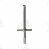 METALTECH Scaffold Leveling Jack: Leveling Jack, Steel, Leveling Jacks (MPN M-MBSJS24H). Key specifications — Compatible with Grainger Part Number: 38HT50; Color: Silver; Compatible with Manufacturer Model Number: M-MFT5710A; Included Components: 24 in Galvanized Screw Hollow Rod Leveling Jack; Material: Steel; Product Type: Leveling Jack; Brand: METALTECH.