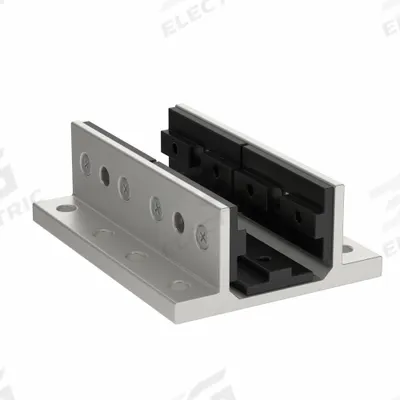 80/20 Linear Bearing: 25 Series, 100 mm L x 74.2 mm W x 31.3 mm H, Silver, Double Flanged - Standard Linear Bearings