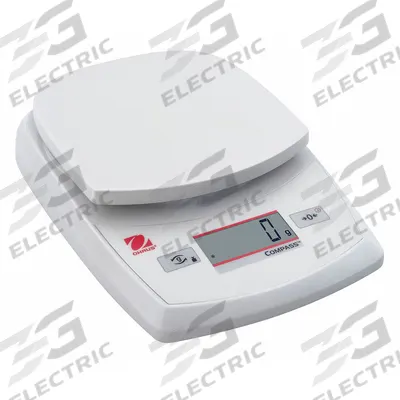 OHAUS Industrial Bench Scale: 5 in x 5 1/4 in, Not IP Rated, Integrated, CL - Compact Bench Scales