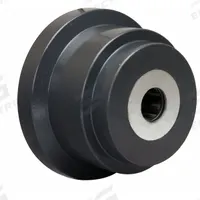 APPROVED VENDOR Track Wheel: 4 1/2 in Wheel Dia., 1 5/8 in Wheel Wd, 3,000 lb Load Capacity, Steel (MPN WFT-45H-1). Key specifications — attr1099880: No; attr1099886: Red; attr1099891: APPROVED VENDOR.