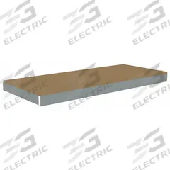 TENNSCO Shelf: 60 in x 18 in, 2,250 lb Load Capacity, Particleboard, Gray, Shelf (MPN ZLCS-6018D). Key specifications — Decking Material: Particleboard; Includes: (4) Beams; Decking Finish: Unfinished; Shelf Configuration: Single Straight; Color: Gray; Frame Material: Steel; Brand: TENNSCO; Frame Finish: Zinc Plated.
