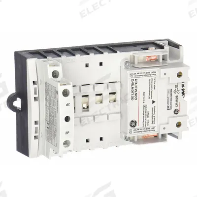 GE Lighting Magnetic Contactor: 2 Poles, 277V AC, 30 A - Electrically Held Lighting Contactors