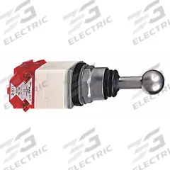 SCHNEIDER ELECTRIC Joystick Operator: Vertical and Horizontal Operation, 4 Positions, 2NO/2NC (MPN 9001K37H2). Key specifications — Bezel Material: Metal; Contact Form: 2NO/2NC; Switch Action: Maintained; Series: 9001K; Brand: SCHNEIDER; Number of Positions: 4 + Center Off.