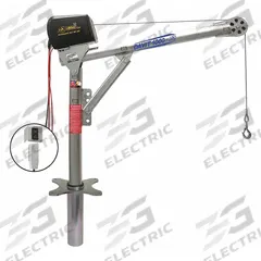 OZ LIFTING PRODUCTS Davit Crane Kit: Steel, Electric, 1,000 lb Max. Load Capacity, 0 in to 45 ft (MPN OZ1000DAV-DCW-SP17). Key specifications — Material: Steel; Brand: OZ LIFTING PRODUCTS; Included Base Type: Socket; Body Material: Steel.