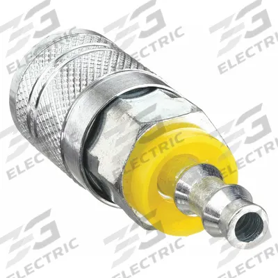 AMFLO Quick Connect Air Couplings: 3/8 in Body Size, 3/8 in Hose Fitting Size - Industrial Interchange Steel Quick-Connect Air Coupling Bodies