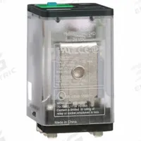 SCHNEIDER General Purpose Relay: Socket Mounted, 10 A Current Rating, 24V DC, DPDT, 8 Pins/Terminals (MPN 788XBXRM4L-24D). Key specifications — Brand: SCHNEIDER; Base Type: Square; Mounting Style: Plug-In; Pin Shape: Flat; Electrical Connection: Blade Terminal; Manufacturer Part Number: 788XBXRM4L-24D; Operating Current: 10 A at 277V AC (Resistive Load Conforming to UL); Series: 788R Series.