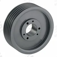 APPROVED VENDOR V-Belt Pulley: 5V1180, 5 Groove, 11.8 in OD, Bushed Bore, E, For 5V/5VX Belt Section (MPN 55V1180E). Key specifications — Pulley Industry Number: 5V1180; Pitch Diameter: 11.8 in (5V); For Belt Section (broad, with similar types): 5V or 5VX.
