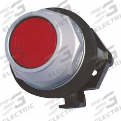 EATON Flush Push Button Operator: Non-Illuminated, Flush Profile, Metallic, 30 mm, 1NC (MPN HT8AARB). Key specifications — Brand: EATON; Action: Momentary; Series: HT800; Push Button Material Type: Metallic.