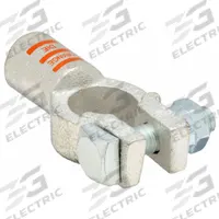 WESTWARD Battery Terminal: Straight, Crimp, 2/0 ga, Orange Color, Positive, Copper (MPN 23PC80). Key specifications — Contact Material: Copper; Alignment: Straight; Color Code: Orange; Connection Type: Crimp; Gauge: 2/0 ga; Polarity: Positive; Brand: WESTWARD.