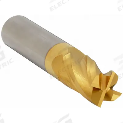 APPROVED VENDOR Square End Mill: Carbide, TiN Coated, 4 Flute, 3/4" Mill Dia, 1" LOC - General Purpose Carbide Square End Mills