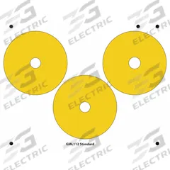 ACCUFORMNMC Gauge Marking Labels: Yellow, Polyester, 3 PK (MPN GML112YL). Key specifications — Label Color: Yellow; Label Material: Polyester.
