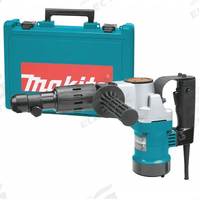 MAKITA Demolition Hammer Kit: Corded, Chipper, 3/4 in Hex, 5.6 ft-lb, 2,900 bpm - Chipper-Style Corded Demolition Hammers