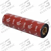 THERMAL TRANSFER RIBBON: Zebra, 4.33 in Ribbon Wd, 242 ft Ribbon Lg, 1/2 in Core Dia., Black, Resin (MPN 05100GS11007). Key specifications — Compatible Printer Model: GT800; Color: Black.