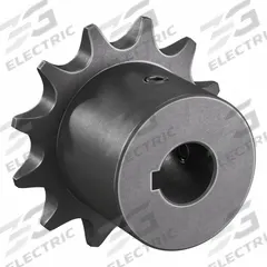 TRITAN Roller Chain Sprocket: 06B, For 3/8 in Chain Pitch, 10 mm Bore Dia, 12 Teeth, Steel (MPN 06BS12H X 10). Key specifications — Brand: TRITAN.