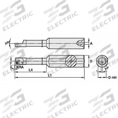 WIDIA Indexable Boring Bar: CCBI2506251255R (MPN 2831976). Key specifications — attr257292: CCBI2506251255R.