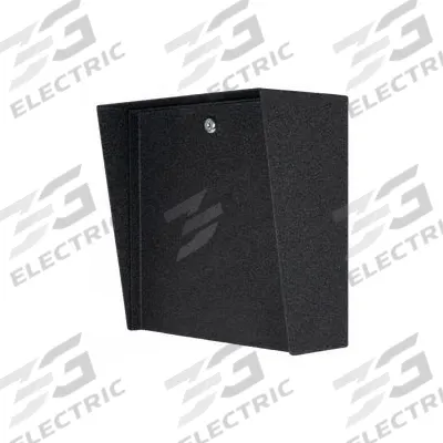 PEDESTAL PRO Outdoor Housing: 12 in Overall Ht, Black, Cover Housing, 6 in x 12 in - Covers for Gate Operator Access Control Devices